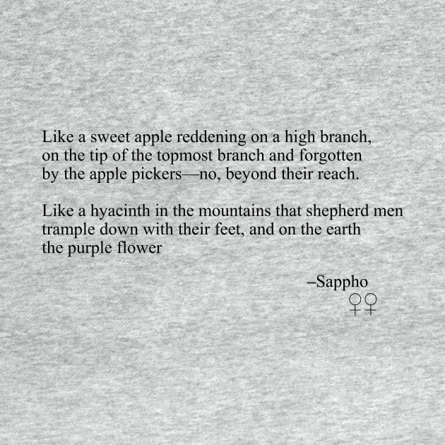 Sappho Poem (The Girl) (Apple) by SapphoStore